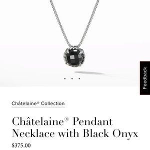 David Yurman Onyx necklace